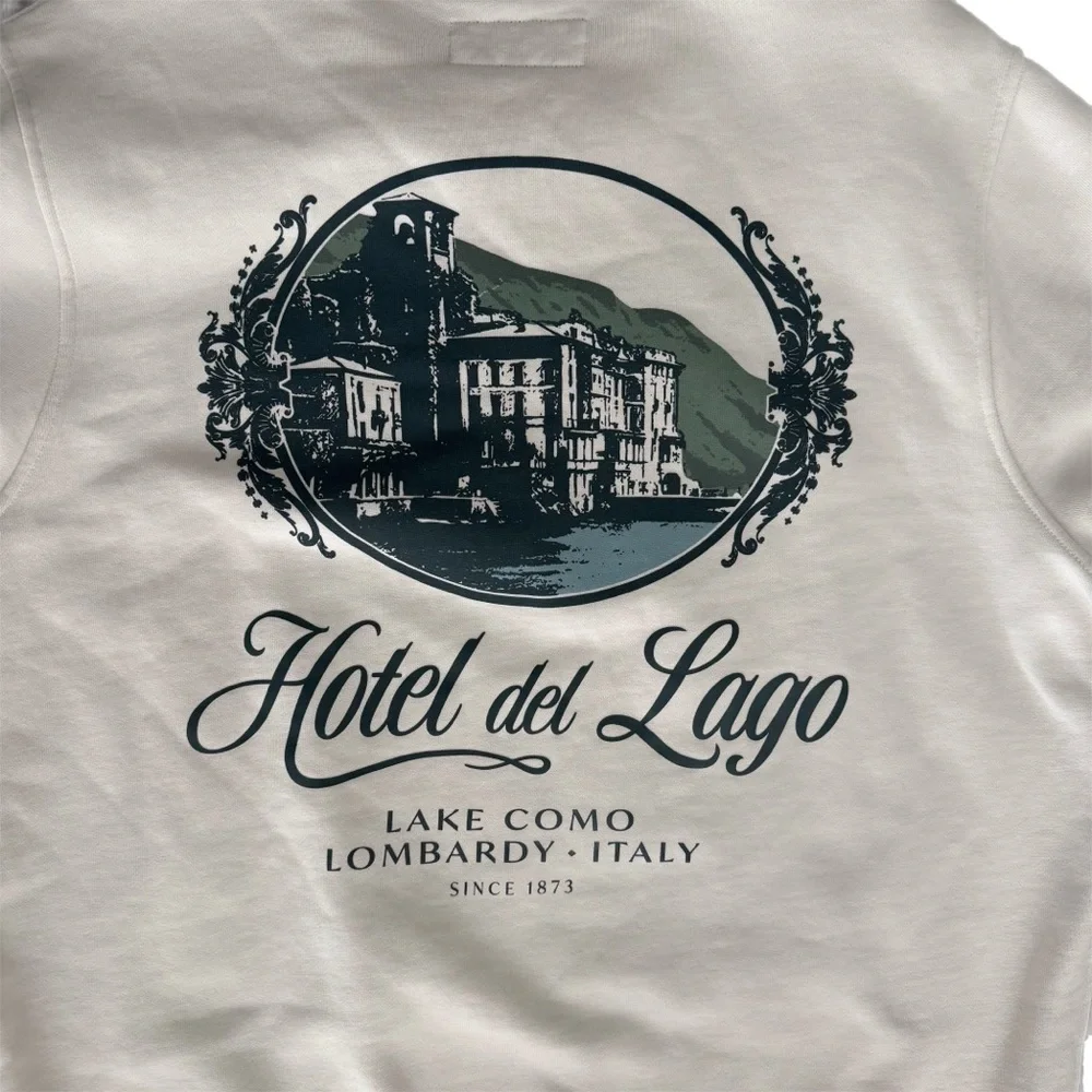 Abercrombie & Fitch “Hotel del Lago” Crewneck – Lake Como 🇮🇹 (Men’s Size L) - Picture 7 of 7